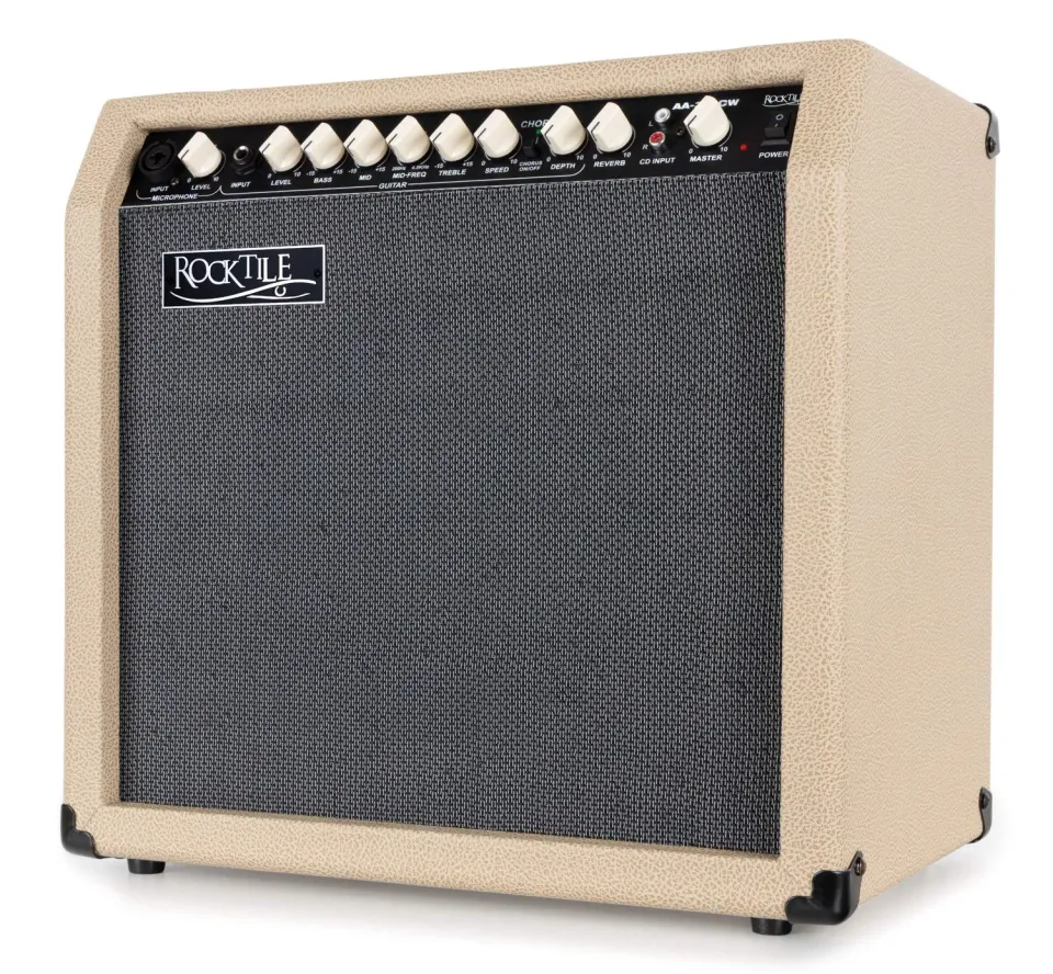 Rocktile AA-30 CW Eric Akustikverstärker 30W Creme