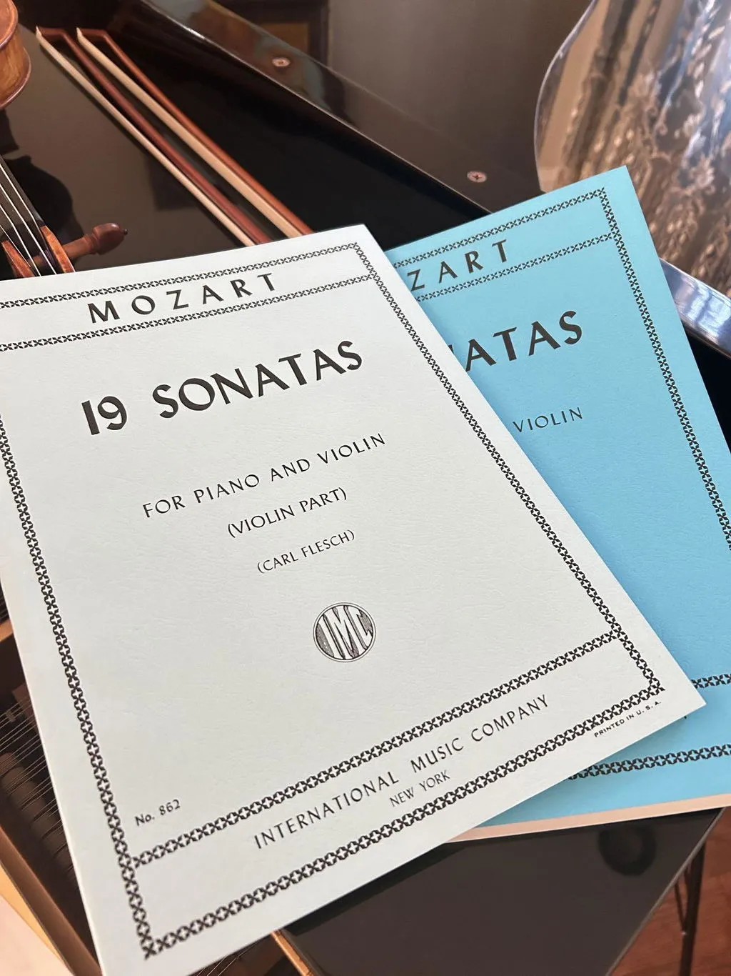 Mozart 19 Sonaten Violine Klavier Noten Flesch