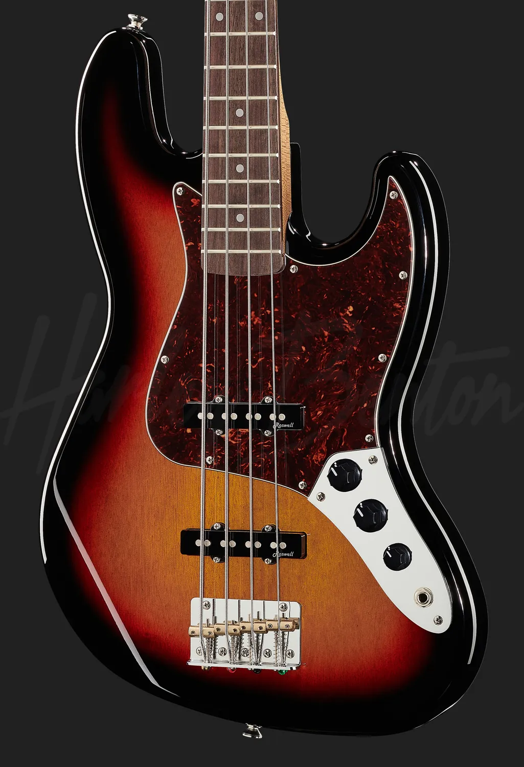 Harley Benton Vintage JB-62 E-Bass Sunburst 4-saitig
