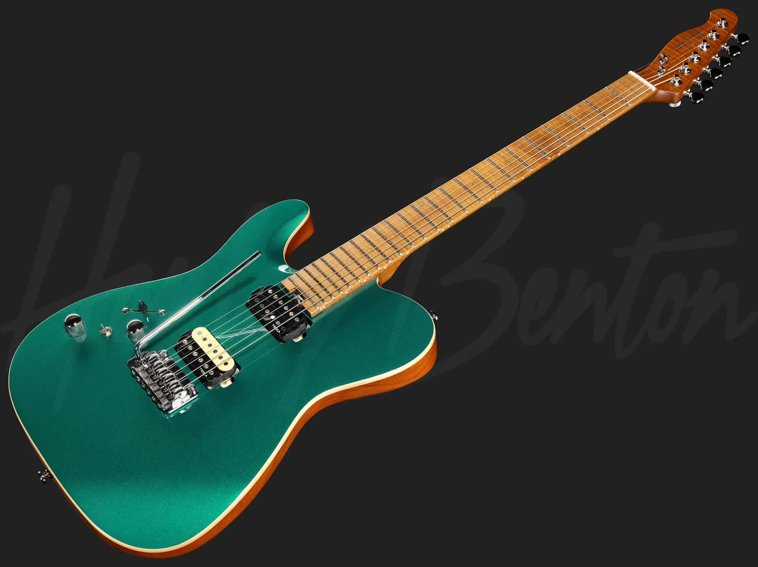 Harley Benton Progressive Fusion-T II HH LH MN OTC E-Gitarre links