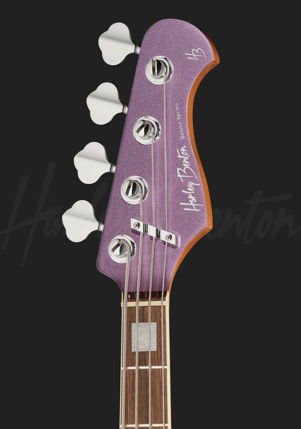 Harley Benton MV-4P E-Bass Burgundy Mist Precision Singlecoil