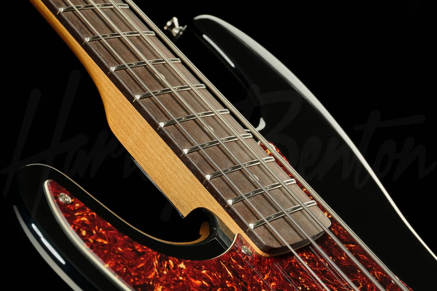 Harley Benton PB-62CC LH E-Bass schwarz Linkshänder