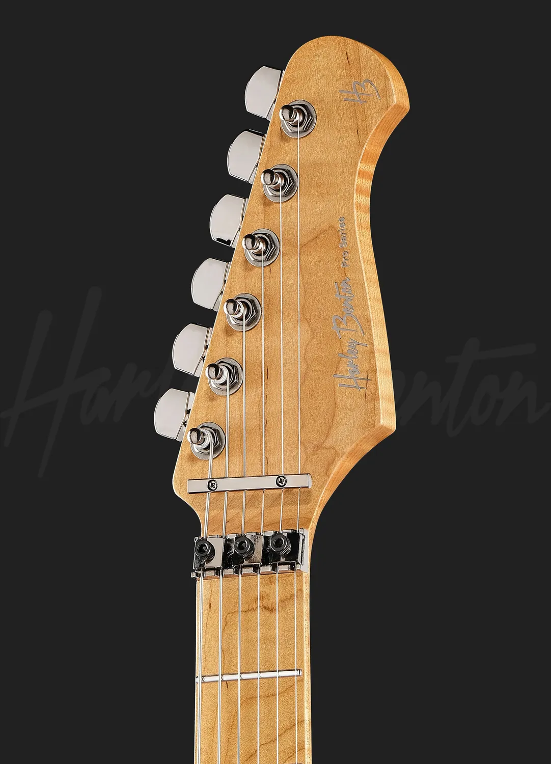 Harley Benton ST-80FR MN E-Gitarre Silver Sparkle