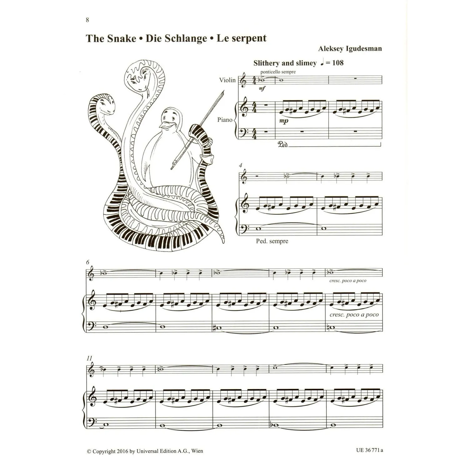 Aleksey Igudesman In the Zoo Volume 1 Noten Violine Klavier