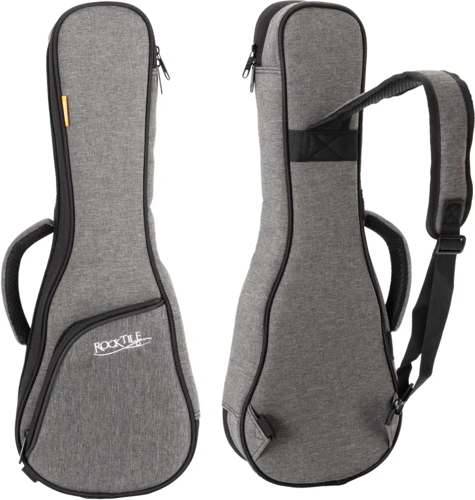 Rocktile UB-6122GY Gigbag Sopran-Ukulele Grau 55 cm