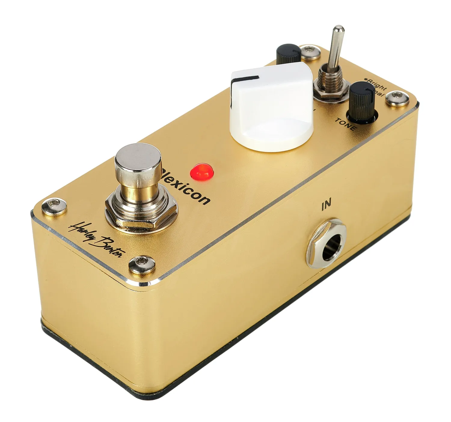Harley Benton MiniStomp Plexicon Effektpedal Overdrive