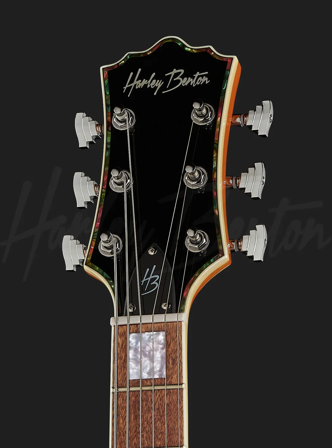 Harley Benton Vintage Big Tone Trem VO E-Gitarre Vintage Orange