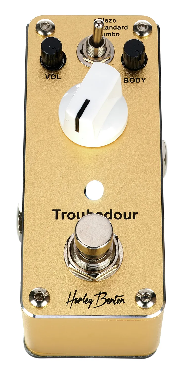 Harley Benton MiniStomp Troubadour Effektpedal Akustik-Sound
