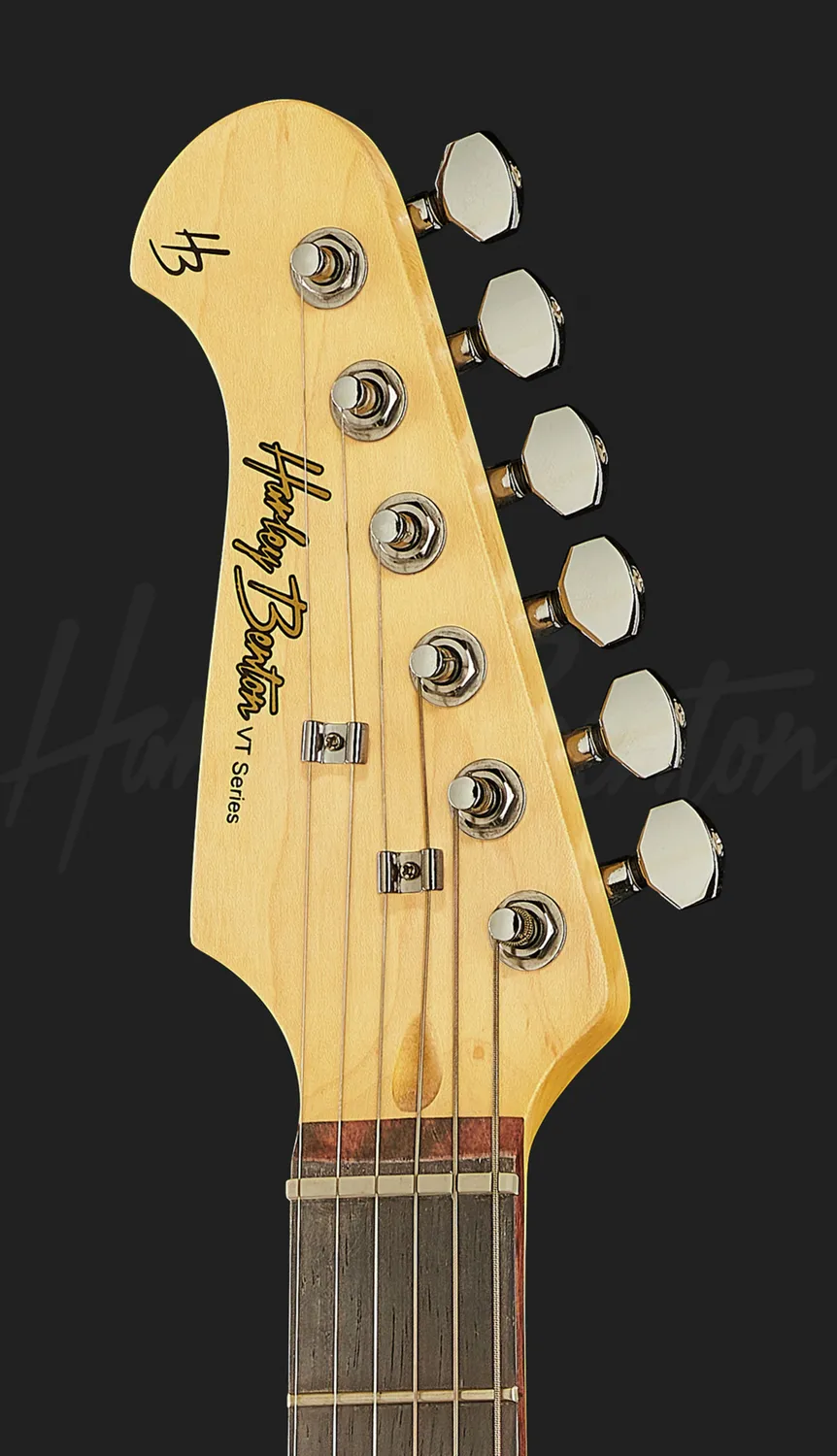 Harley Benton MS-60LH E-Gitarre Linkshänder Vintage White