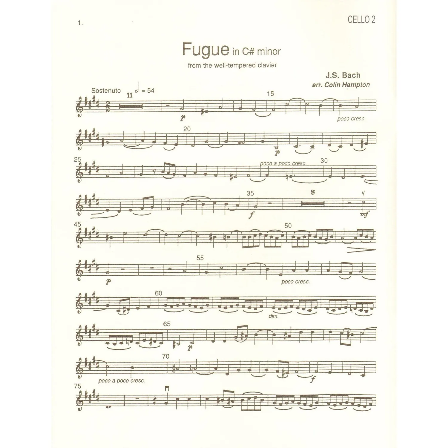Spruce Hampton Cello Quintets Noten 5 Celli