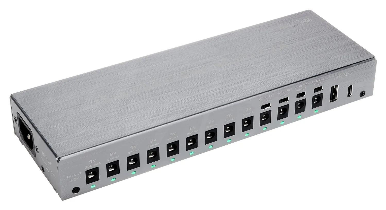Harley Benton PowerPlant ISO-12AC Pro Netzteil 12-fach