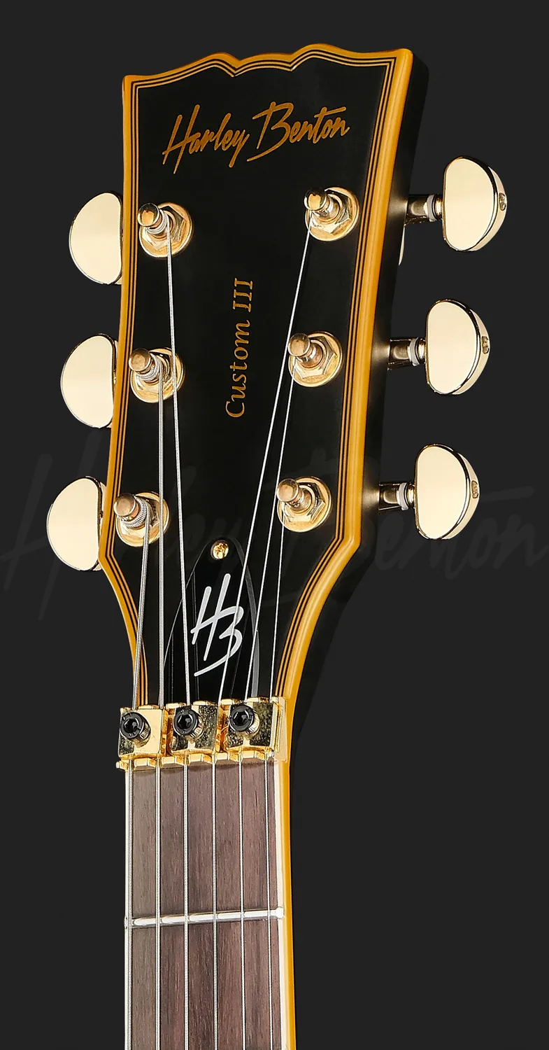 Harley Benton SC-Custom III FR E-Gitarre Vintage Black Floyd Rose