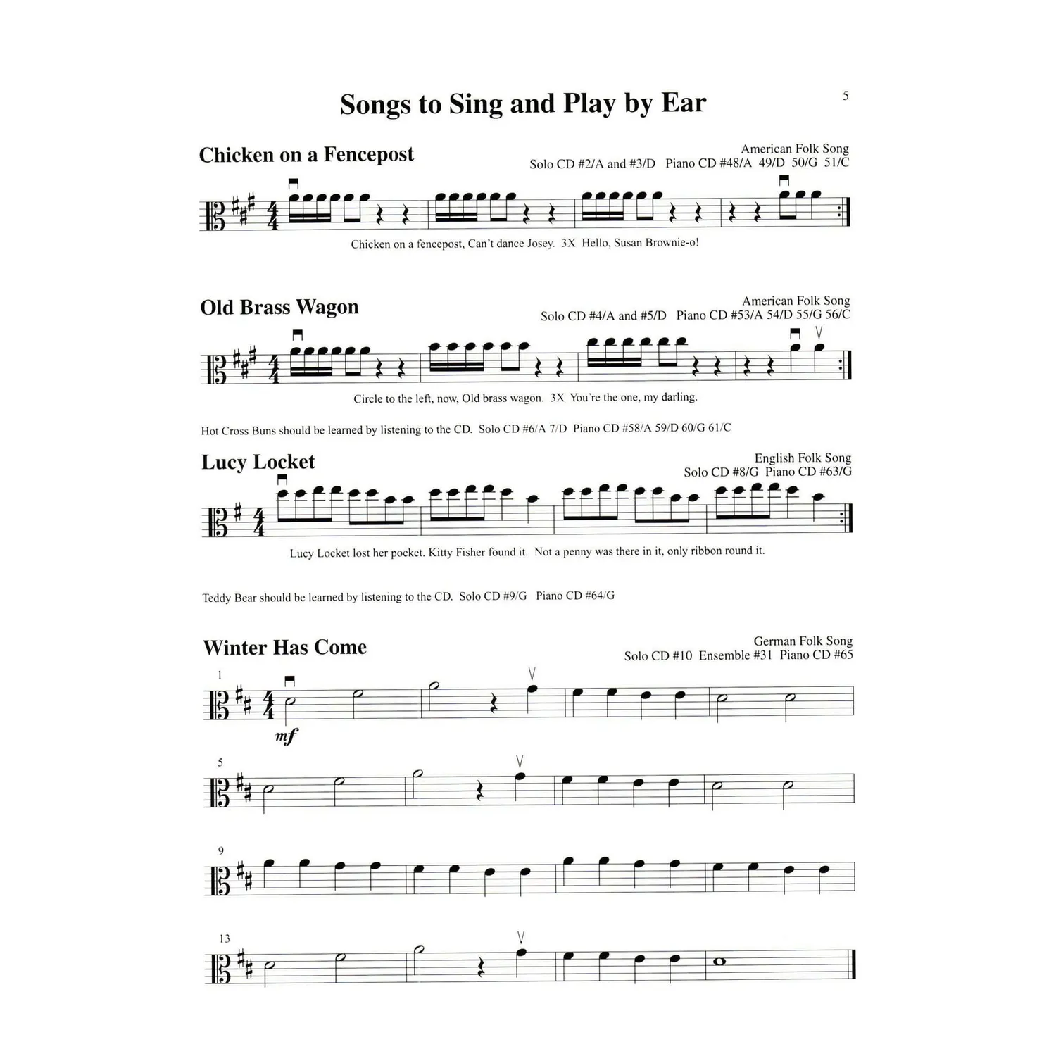 Learning Together Viola Buch mit CD Noten