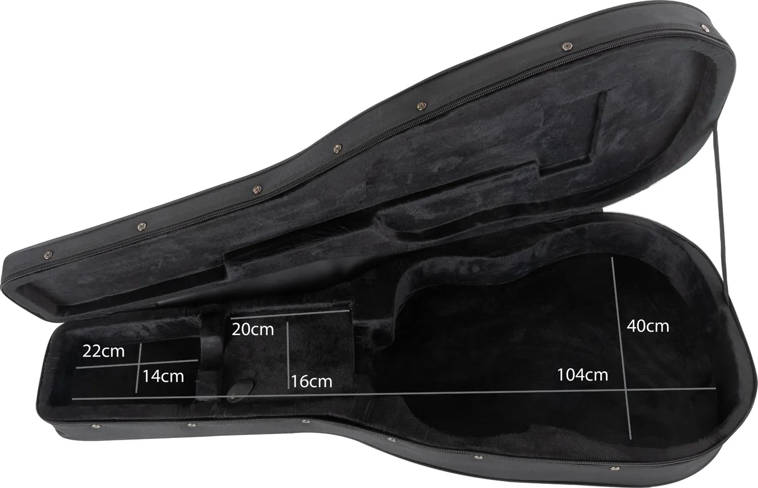 Rocktile WGSC-4222BK Gigbag Westerngitarre schwarz