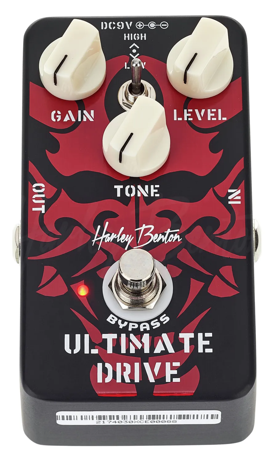 Harley Benton Ultimate Drive Overdrive-Pedal Gain-Sound