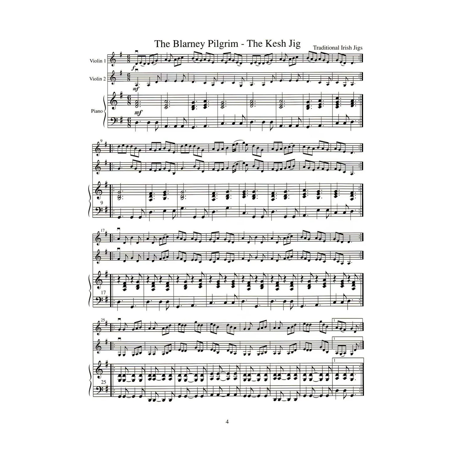 Craig Duncan Celtic Fiddle Tunes Violine Klavier 22 Stücke