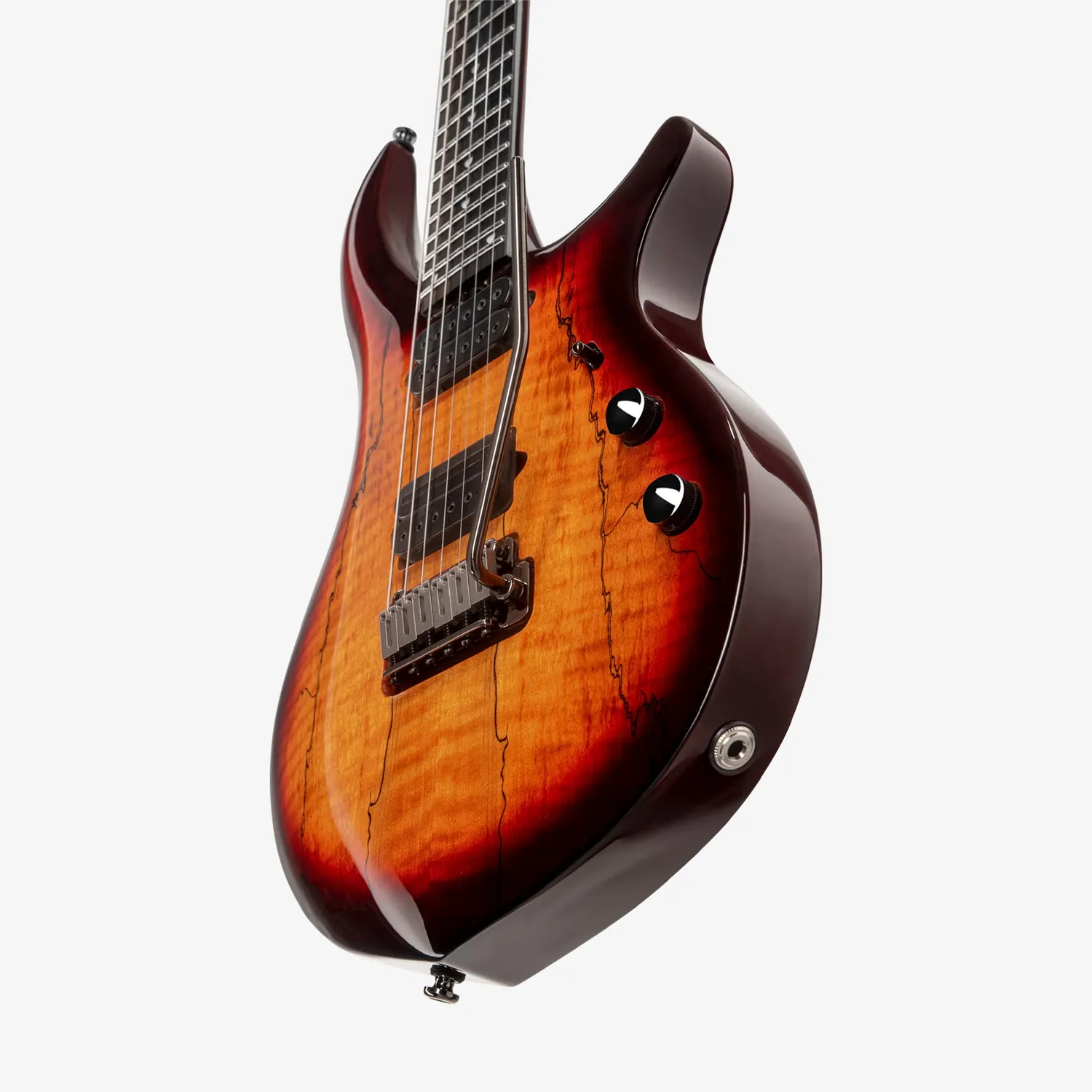 Sterling Majesty DiMarzio E-Gitarre Blood Orange Burst