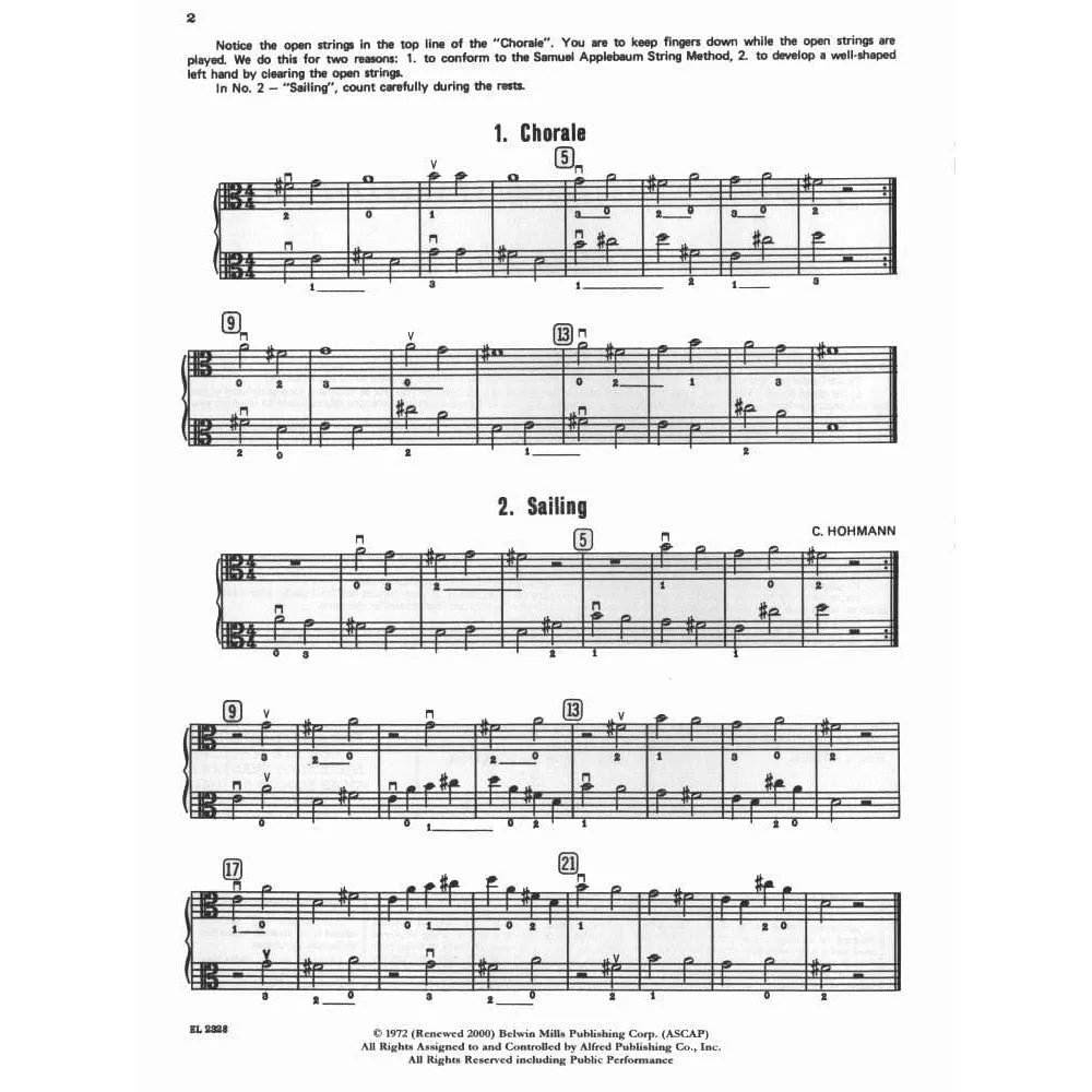 Shar Music Applebaum Chamber Music Noten Viola Buch 1