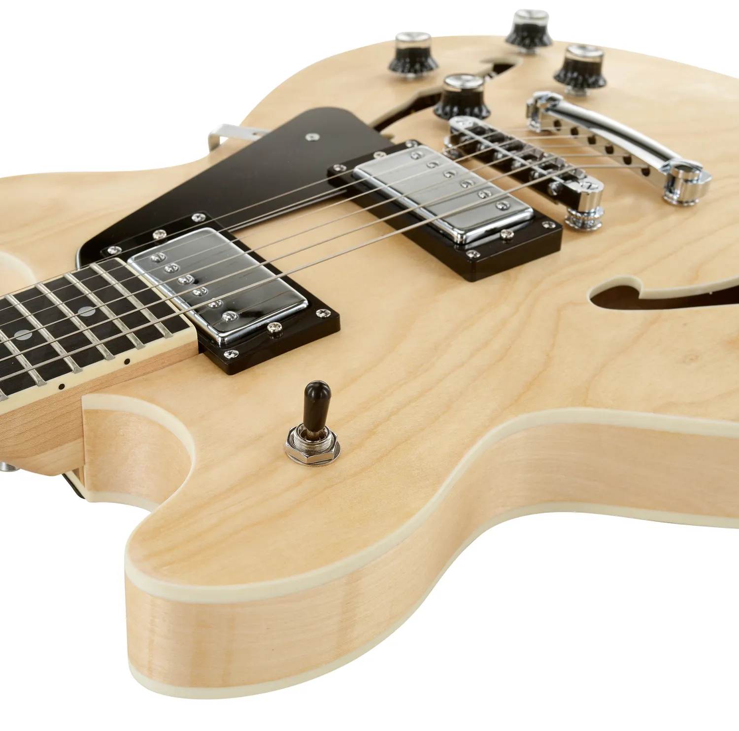 Harley Benton HB-35-Style E-Gitarren-Bausatz Semi-Hollow