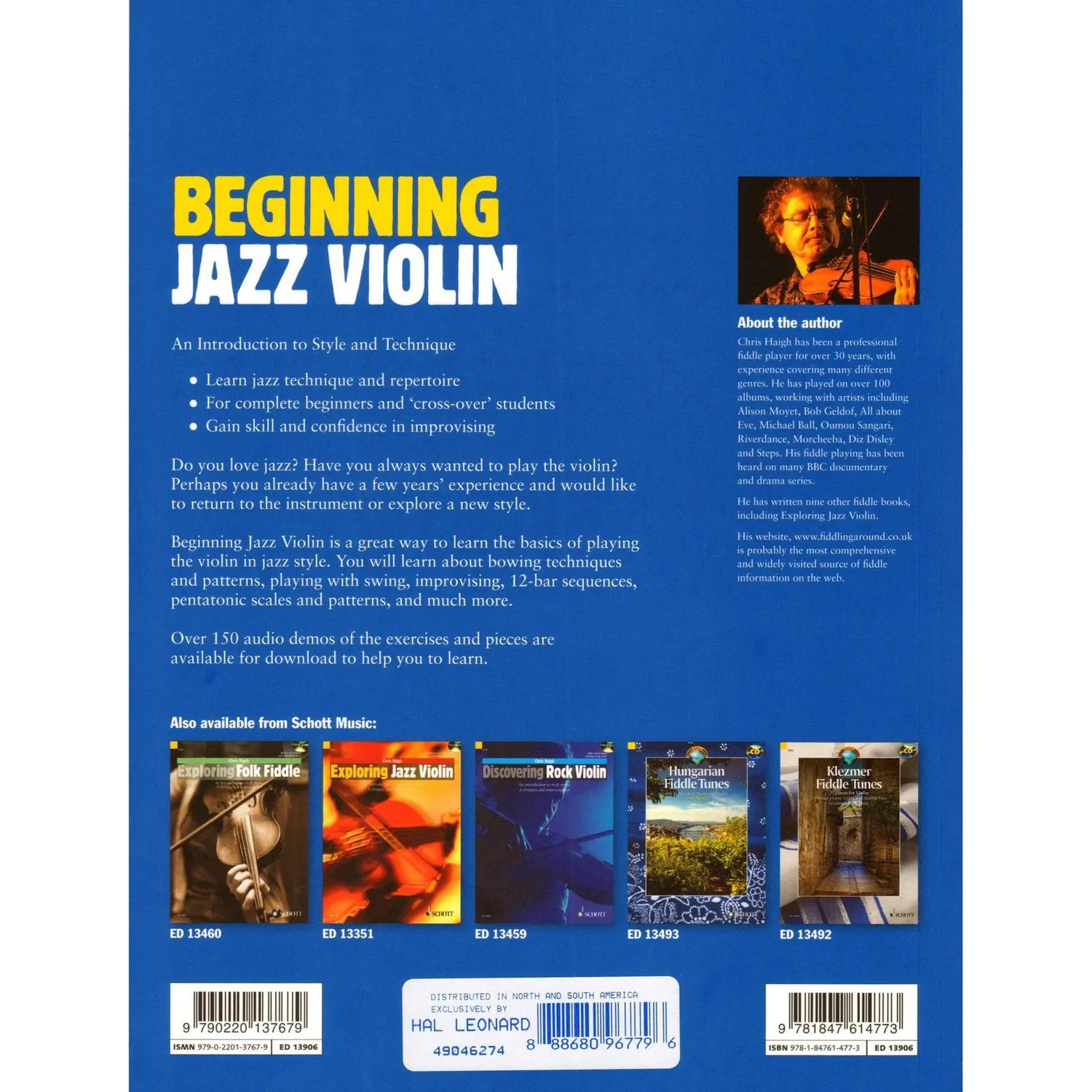 Schott Beginning Jazz Violin Schule mit Online-Audio Haigh
