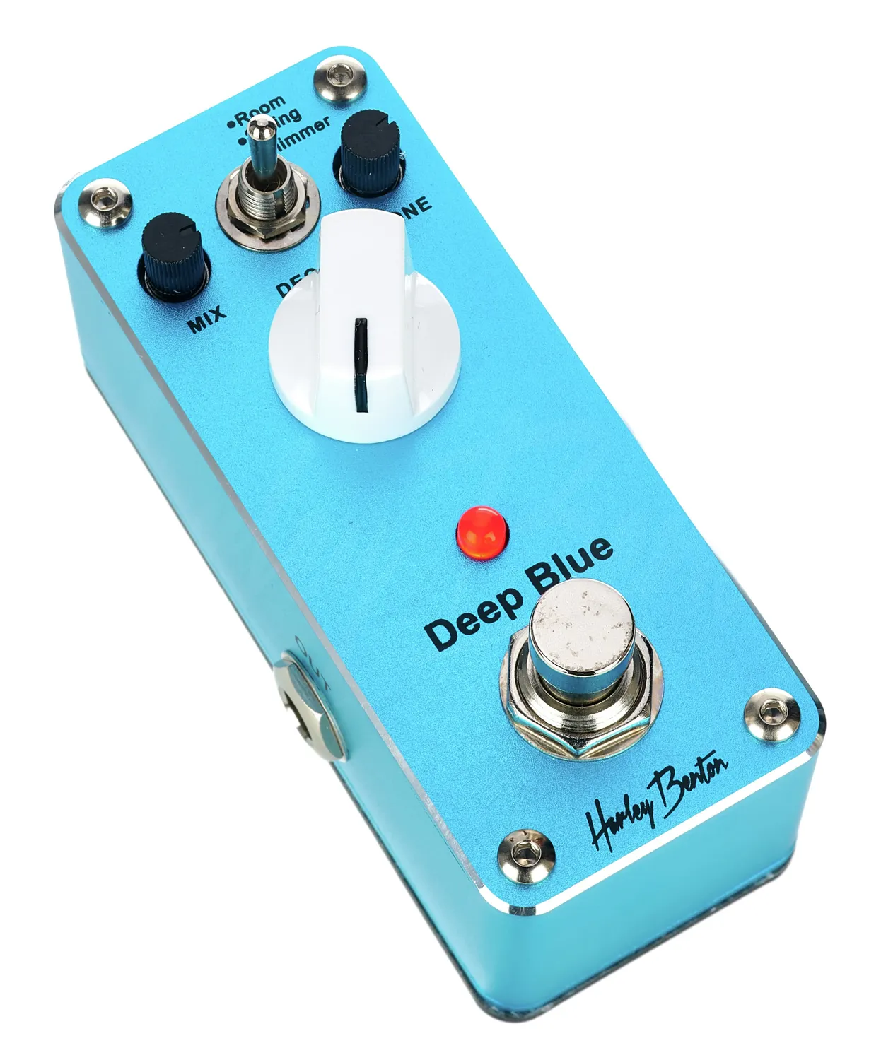 Harley Benton Standard MiniStomp Deep Blue Effektpedal Reverb