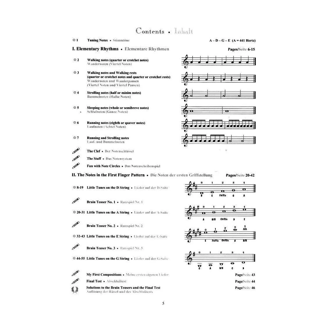 Wartberg Step by Step Notenbuch Violine mit CD Anfänger
