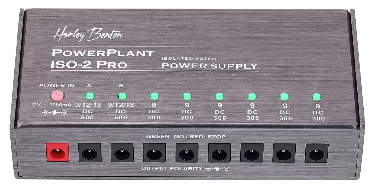 Harley Benton PowerPlant ISO-2 Pro Netzteil 8-fach