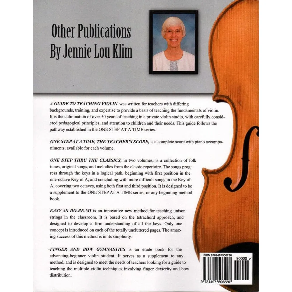 Klim One Step at a Time Violine Schule Buch 5