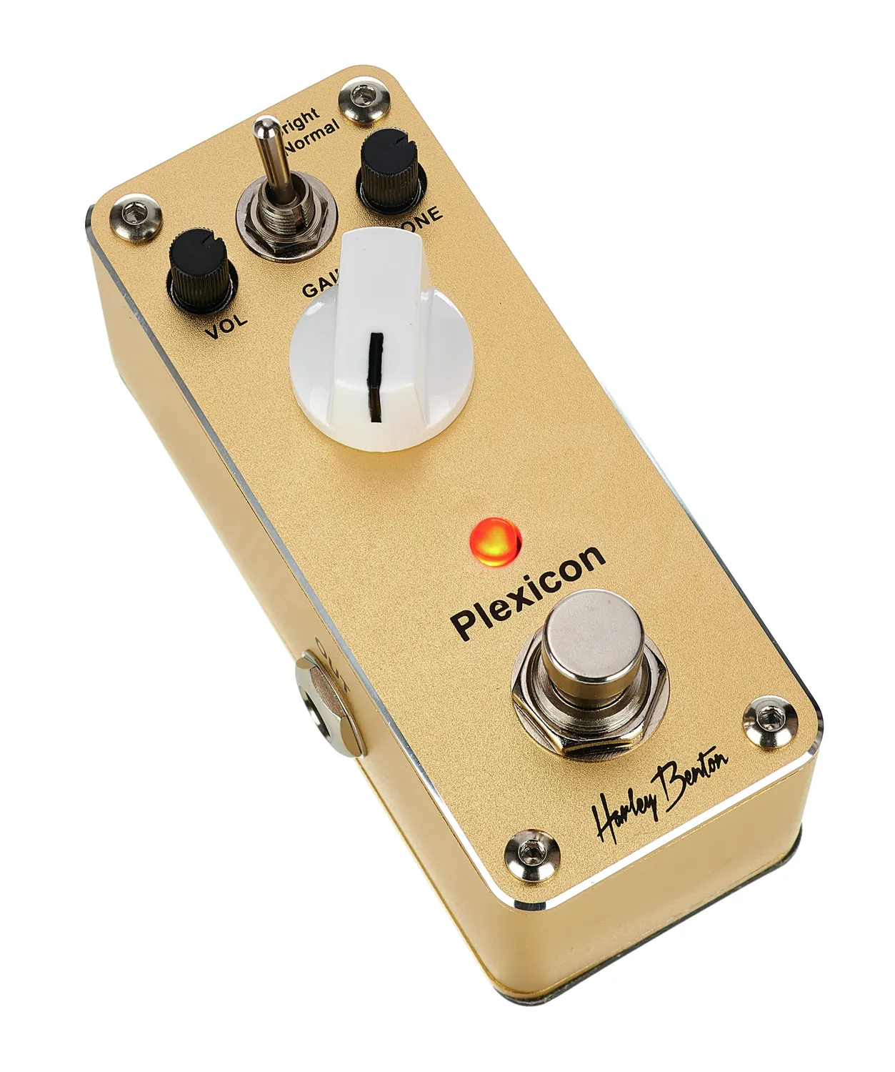 Harley Benton MiniStomp Plexicon Effektpedal Overdrive
