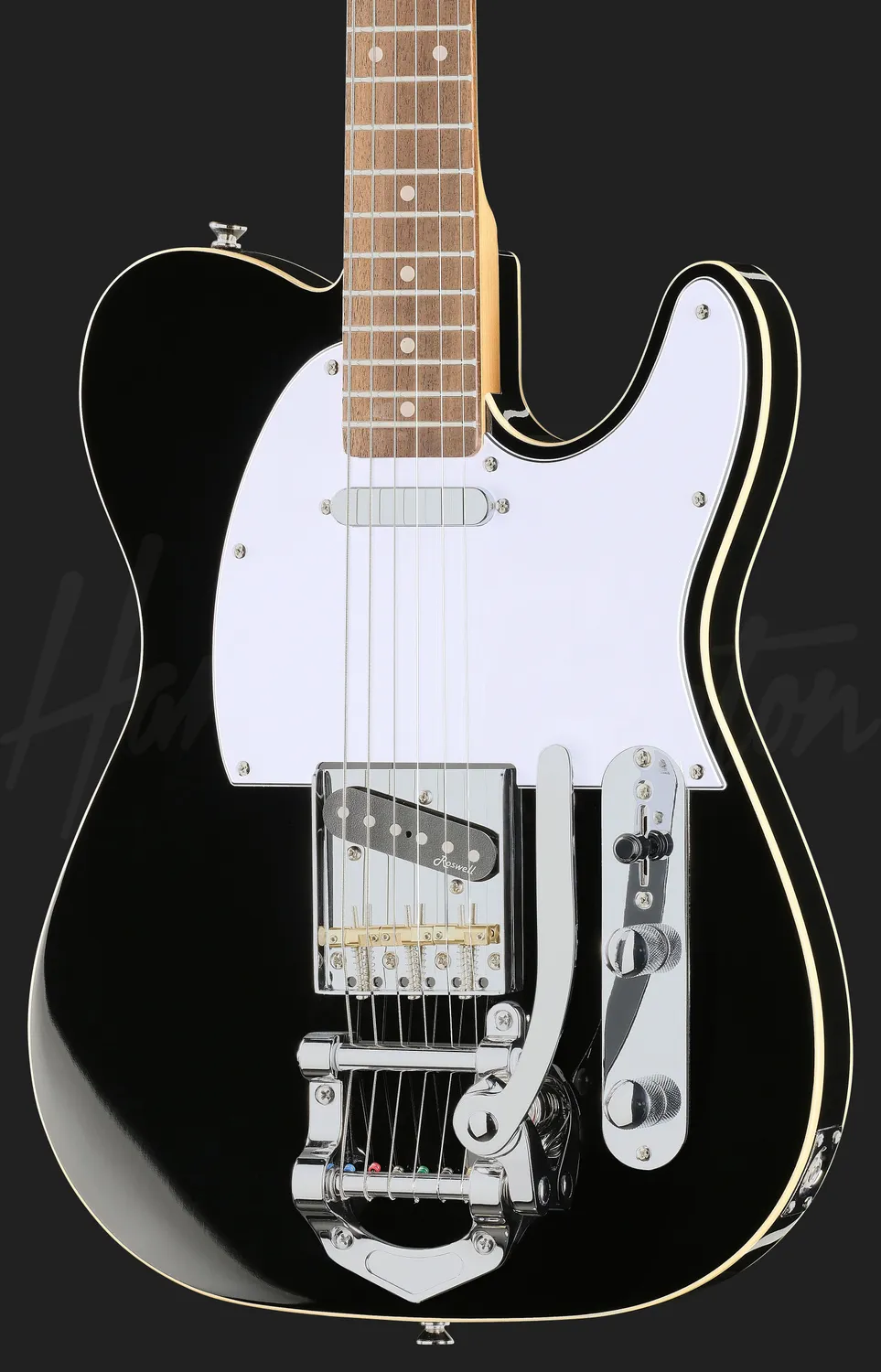 Harley Benton TE-62DB Tremolo E-Gitarre BK Singlecoil