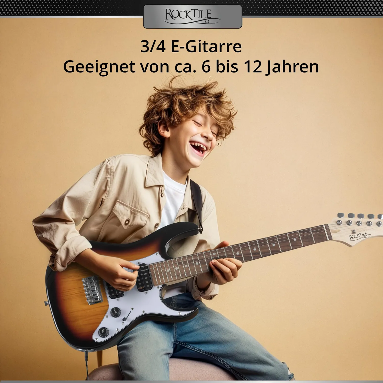 Rocktile Youngster YS-1SB 3/4 E-Gitarre Sunburst