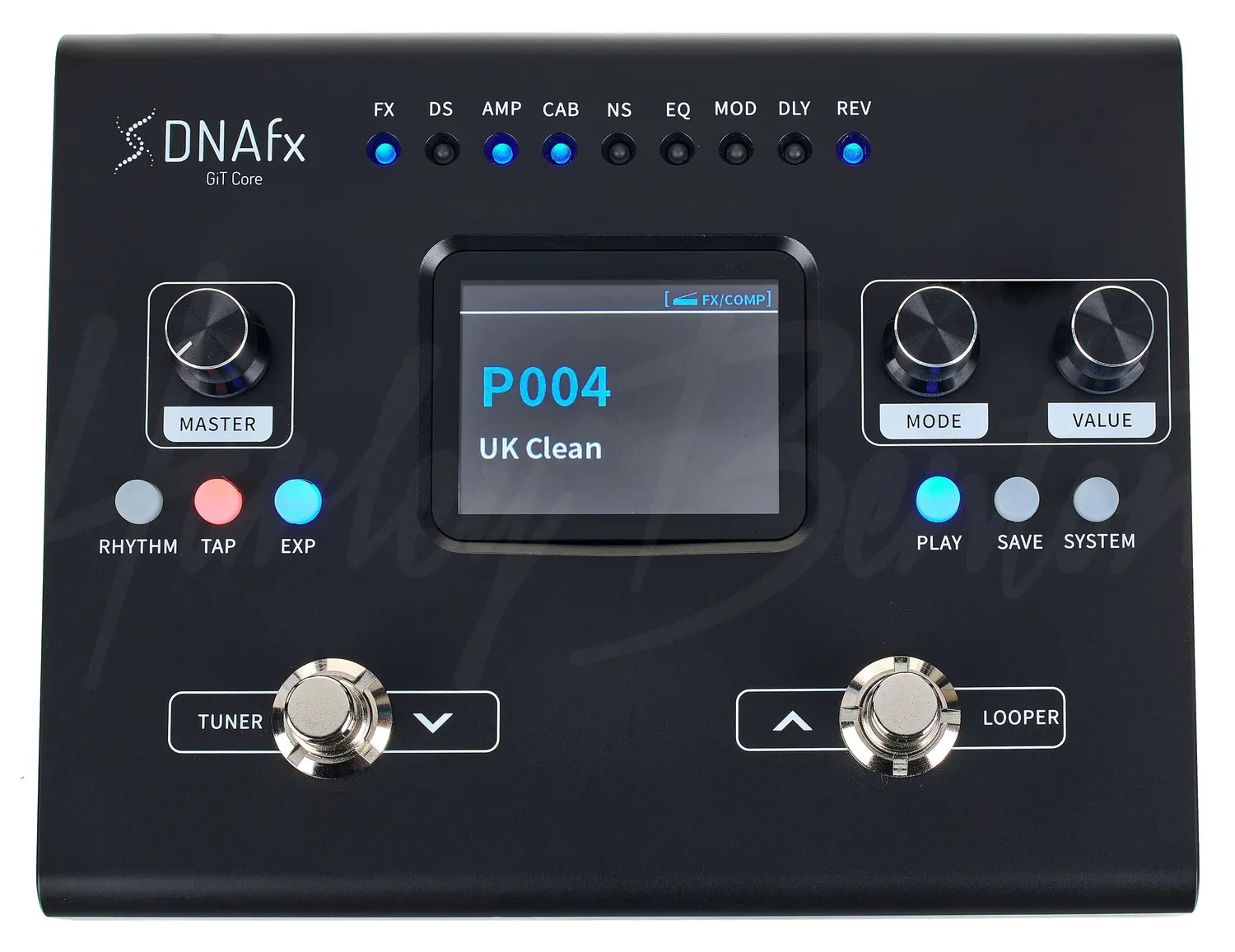 Harley Benton Standard Series DNAfx GiT Core Multieffektgerät Looper