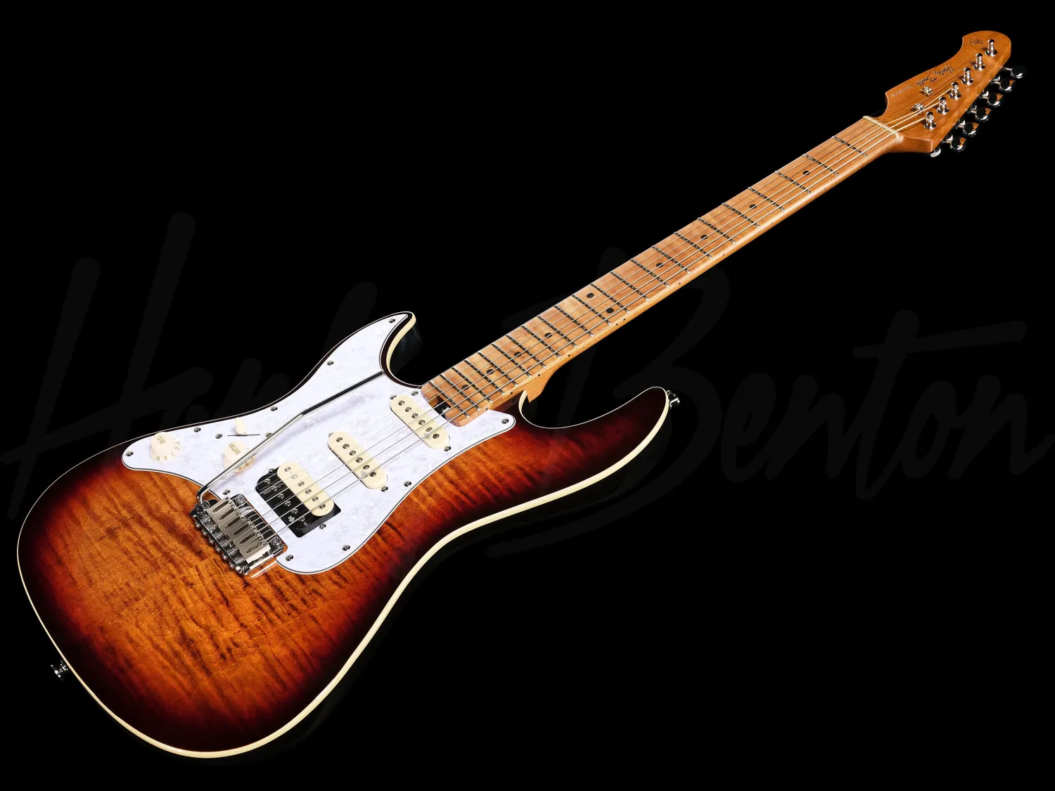 Harley Benton ST-Modern HSS LH E-Gitarre Bengal Burst