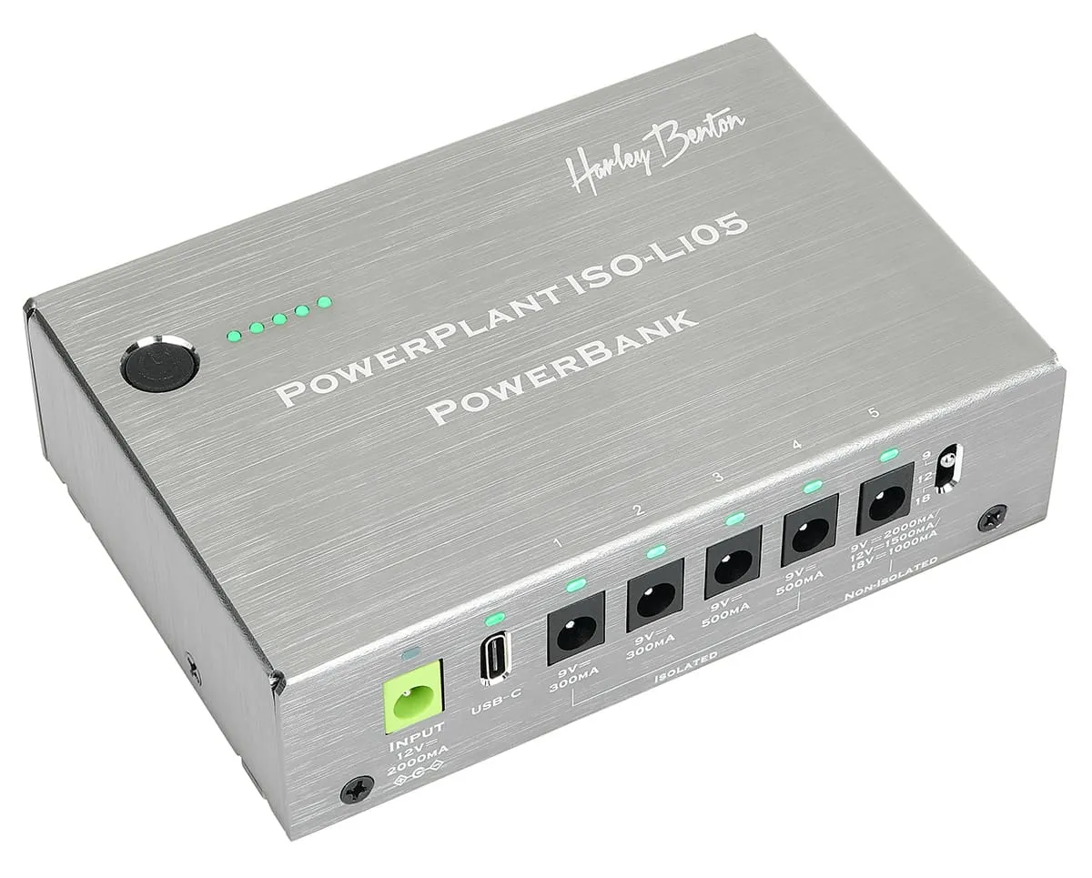 Harley Benton PowerPlant ISO-Li05 Powerbank Netzteil 6-fach isoliert