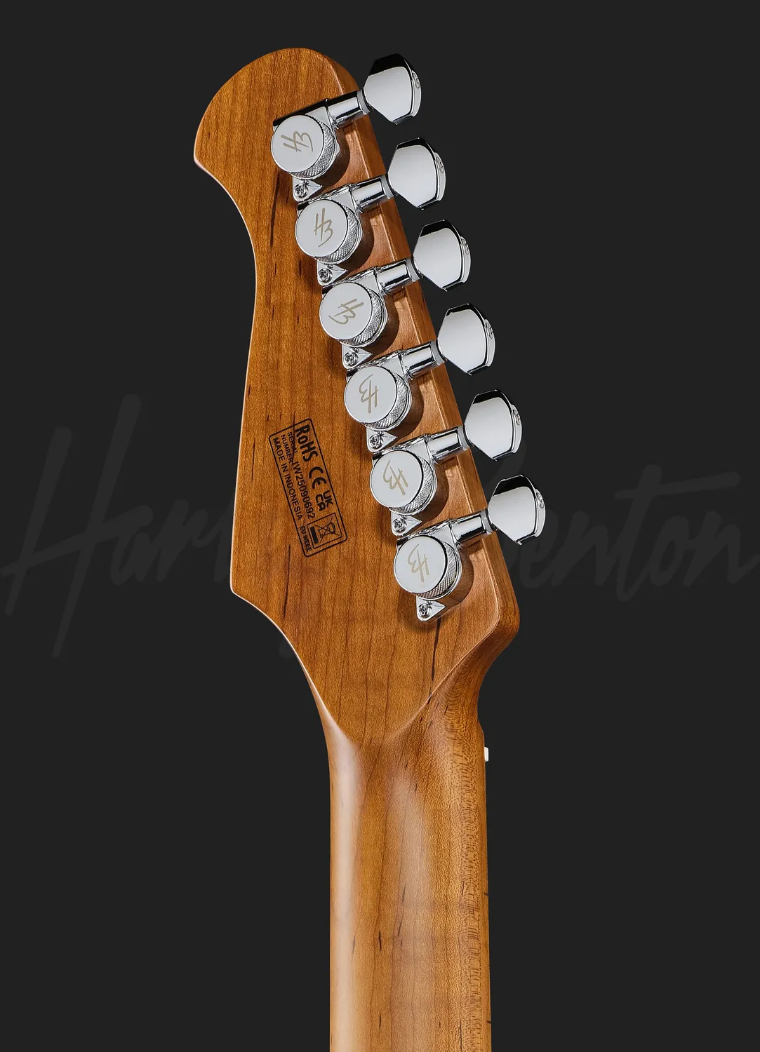 Harley Benton Fusion-IV HH MN RM E-Gitarre Red Metallic Tremolo