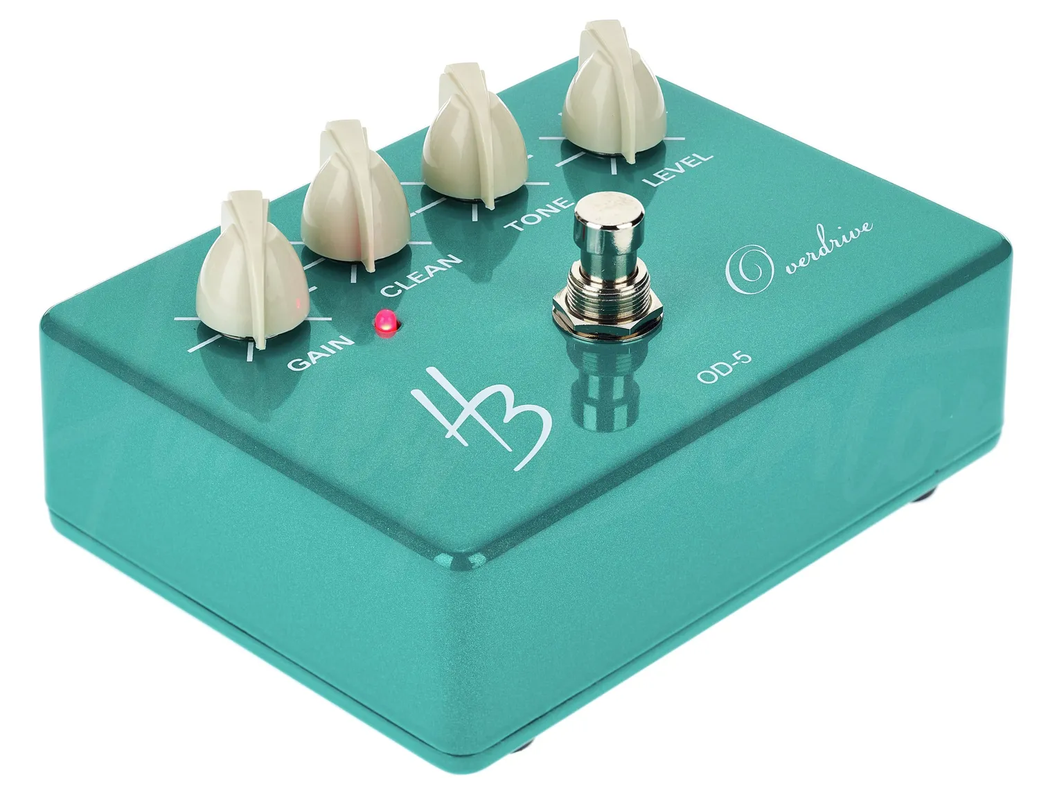 Harley Benton Custom Line OD-5 Overdrive Effektpedal Gitarre Clean-Mix