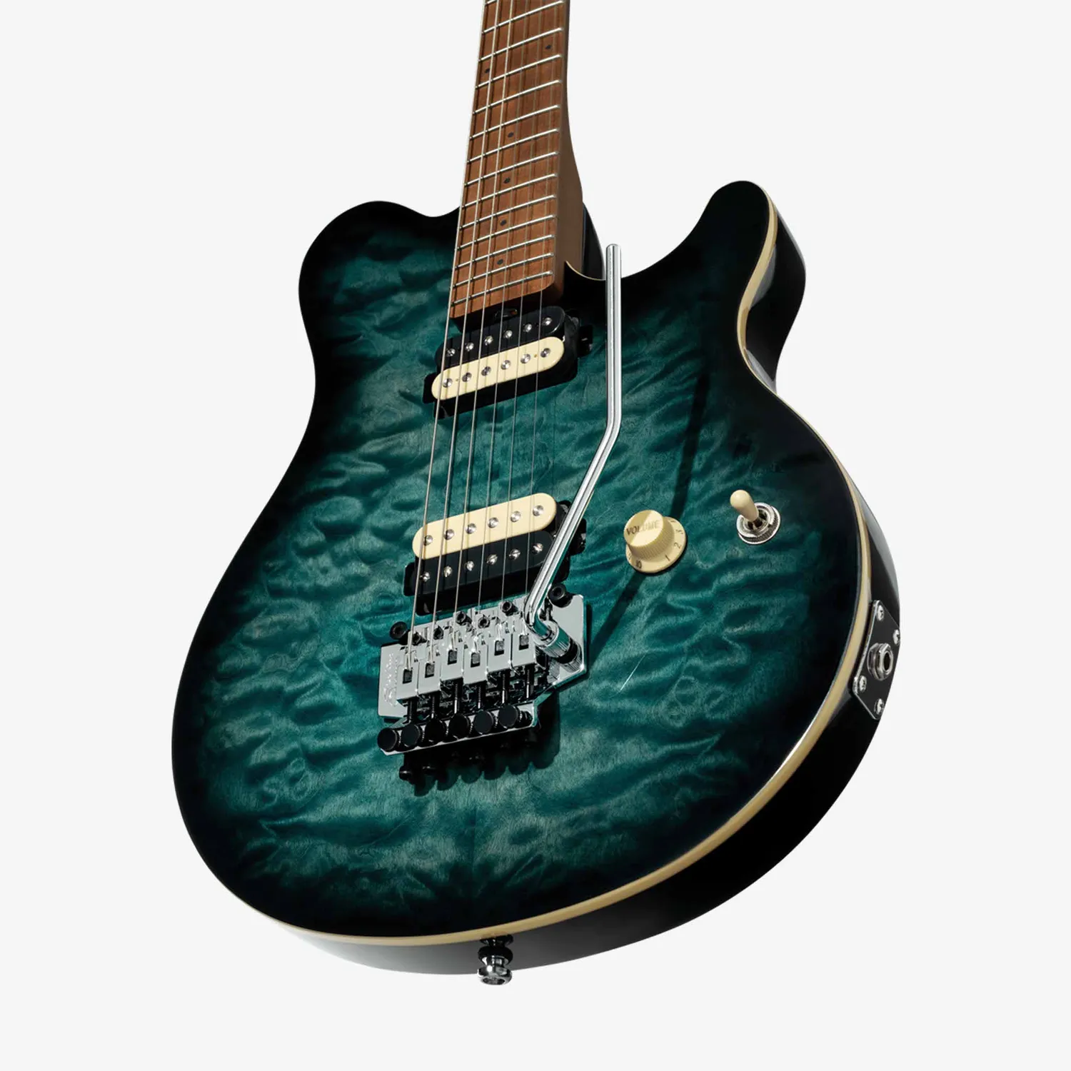 Sterling Axis E-Gitarre Yucatan Blue Double-Lock