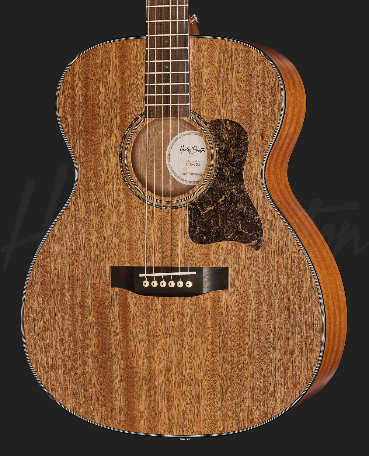 Harley Benton Custom Line CLO-65M Akustikgitarre Natur