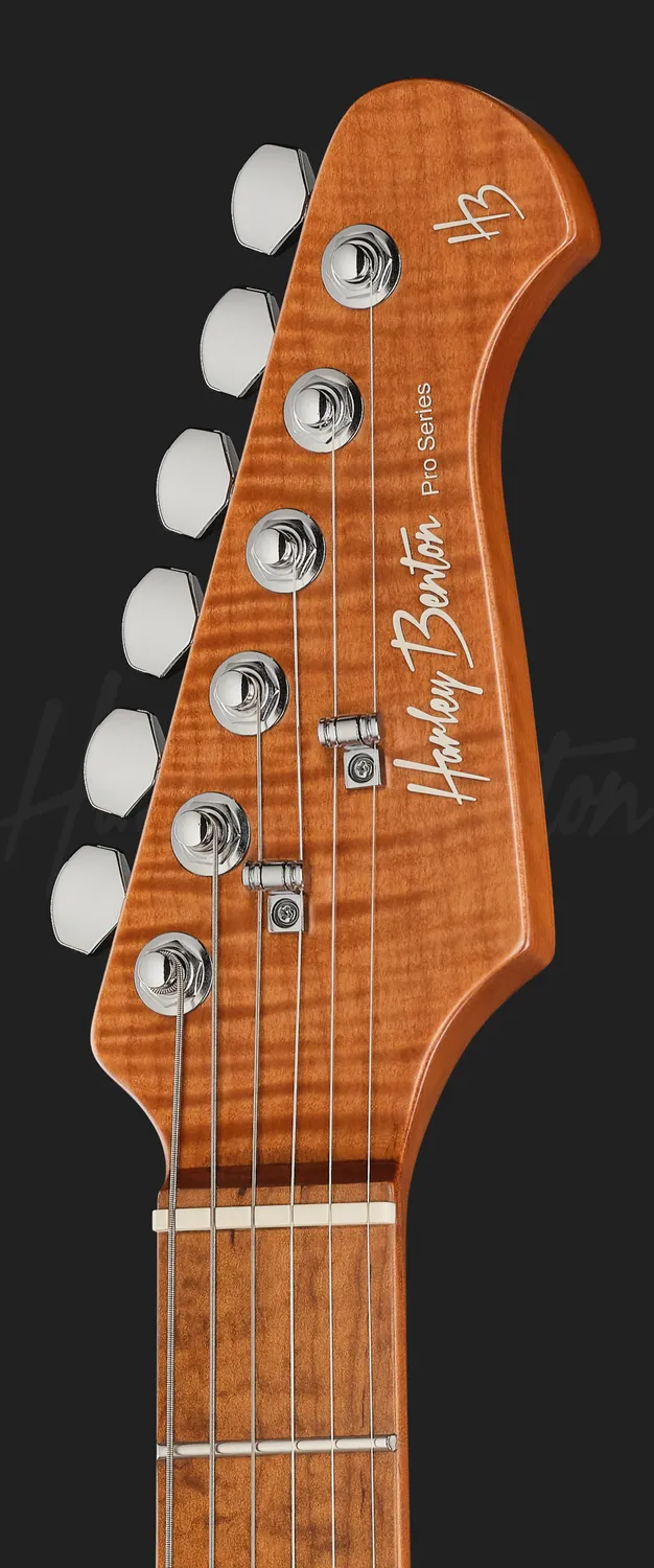 Harley Benton Progressive Fusion-IV HSS E-Gitarre Blue Burst