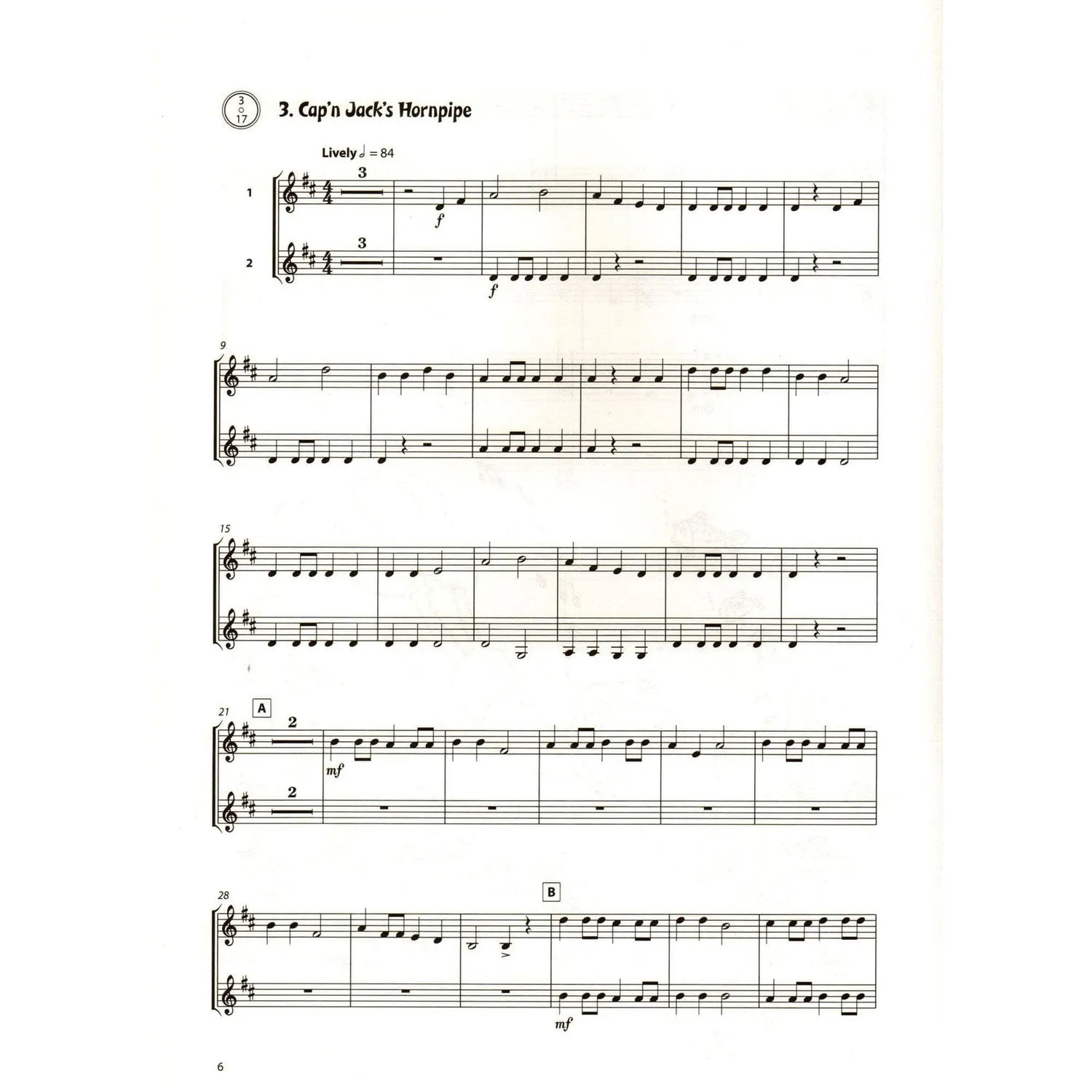 Shar String Time Joggers Violine Noten Blackwell