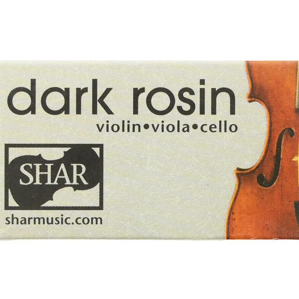 Shar Music Dark Wood Block Kolophonium dunkel