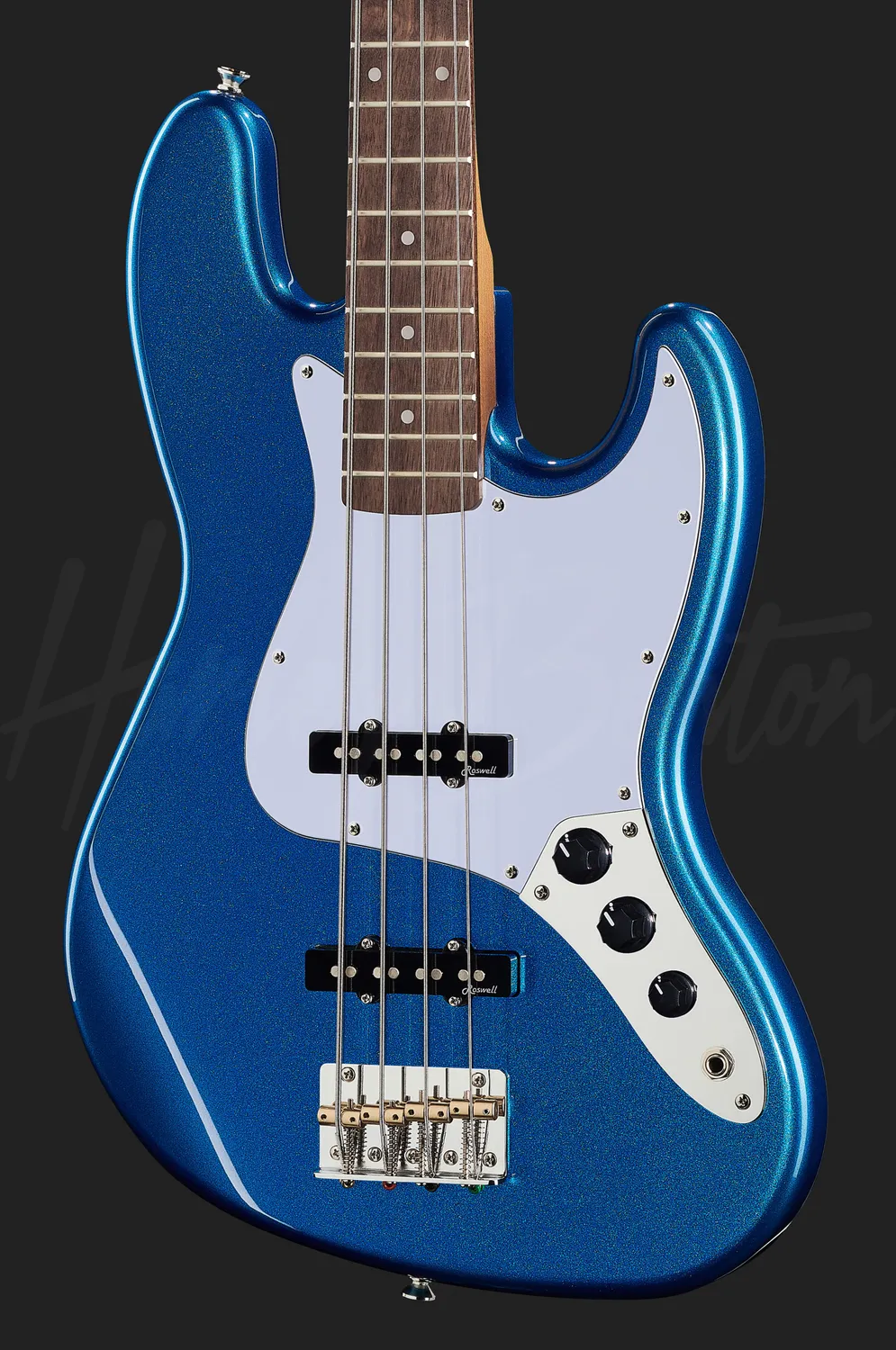 Harley Benton JB-62CC E-Bass Lake Placid Blue Alnico