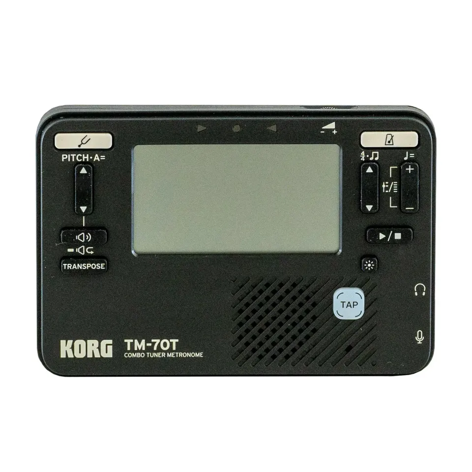 Korg TM-70T Stimmgerät-Metronom Combo Schwarz