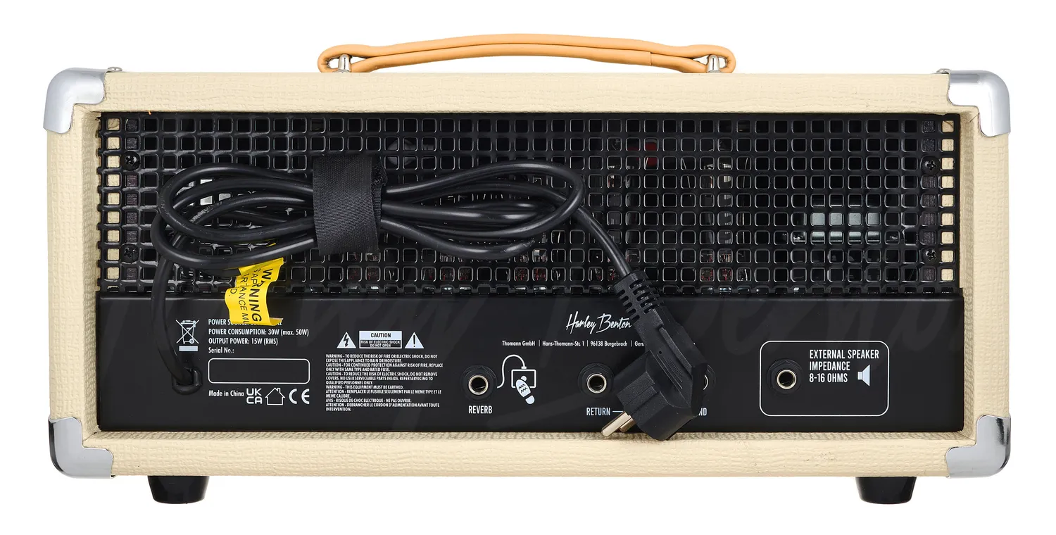 Harley Benton TUBE15 Head Röhren-Topteil 15 Watt