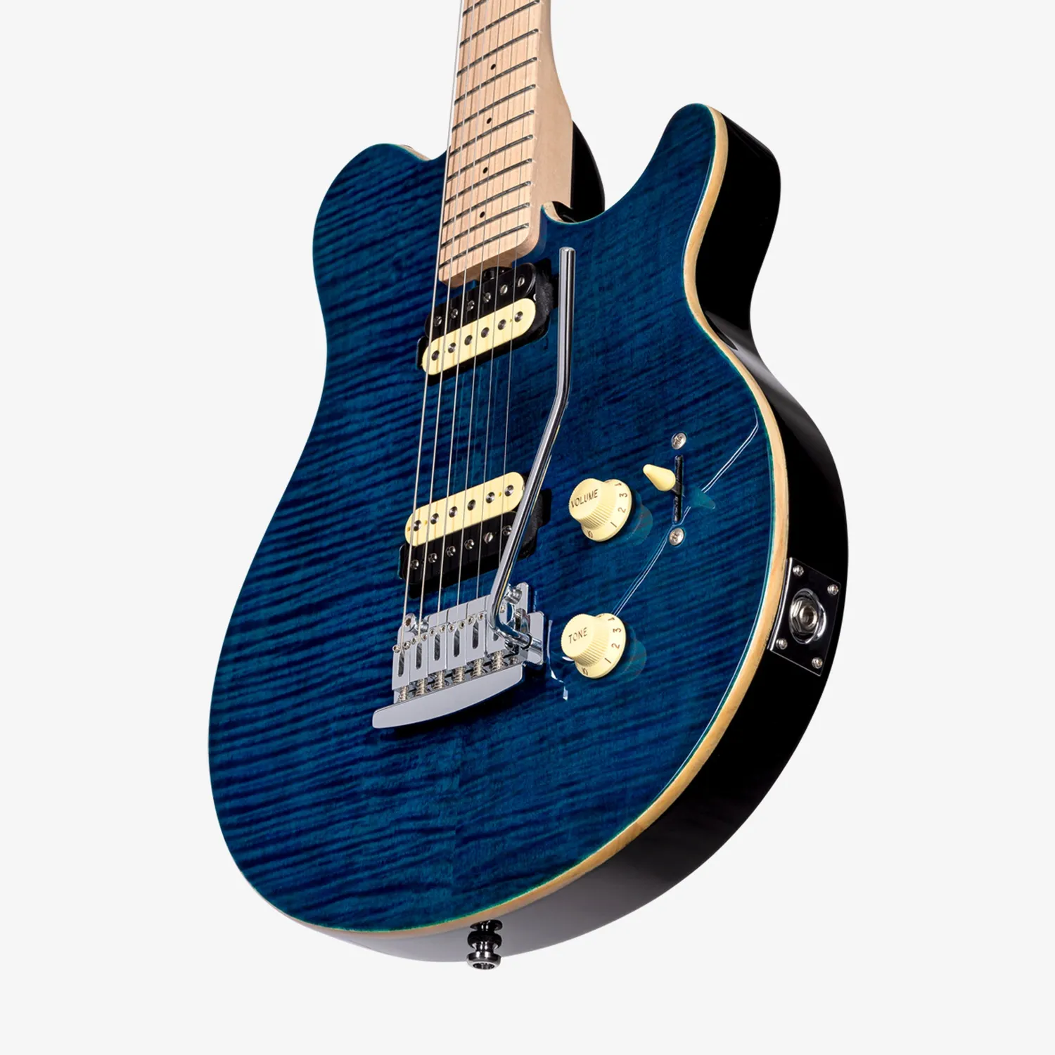 Sterling SUB Axis E-Gitarre Neptune Blue Tremolo
