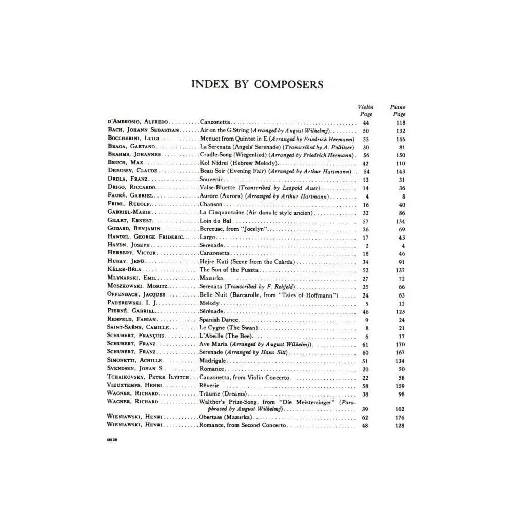 G. Schirmer 37 Violin Pieces Violinnoten Violine Klavier