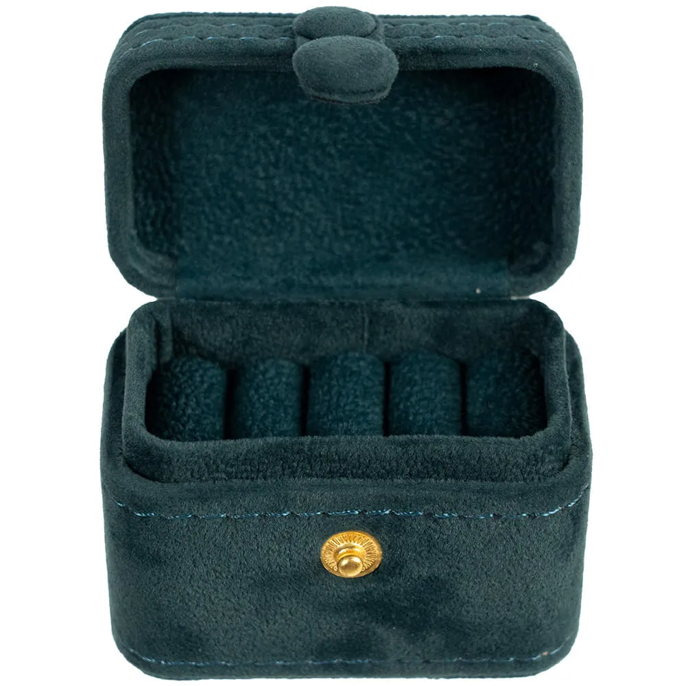 Shar Music Mini Schmuckkästchen Instrumentenkoffer Samt Blau