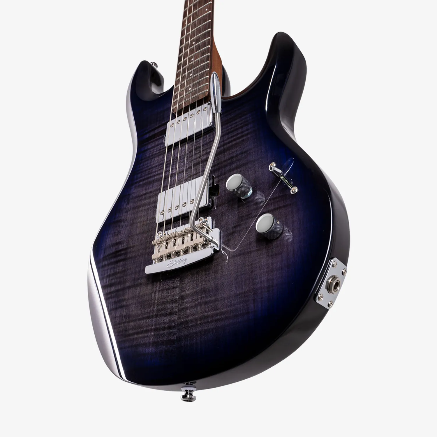 Sterling Artist Series Luke E-Gitarre Blueberry Burst Aktiv