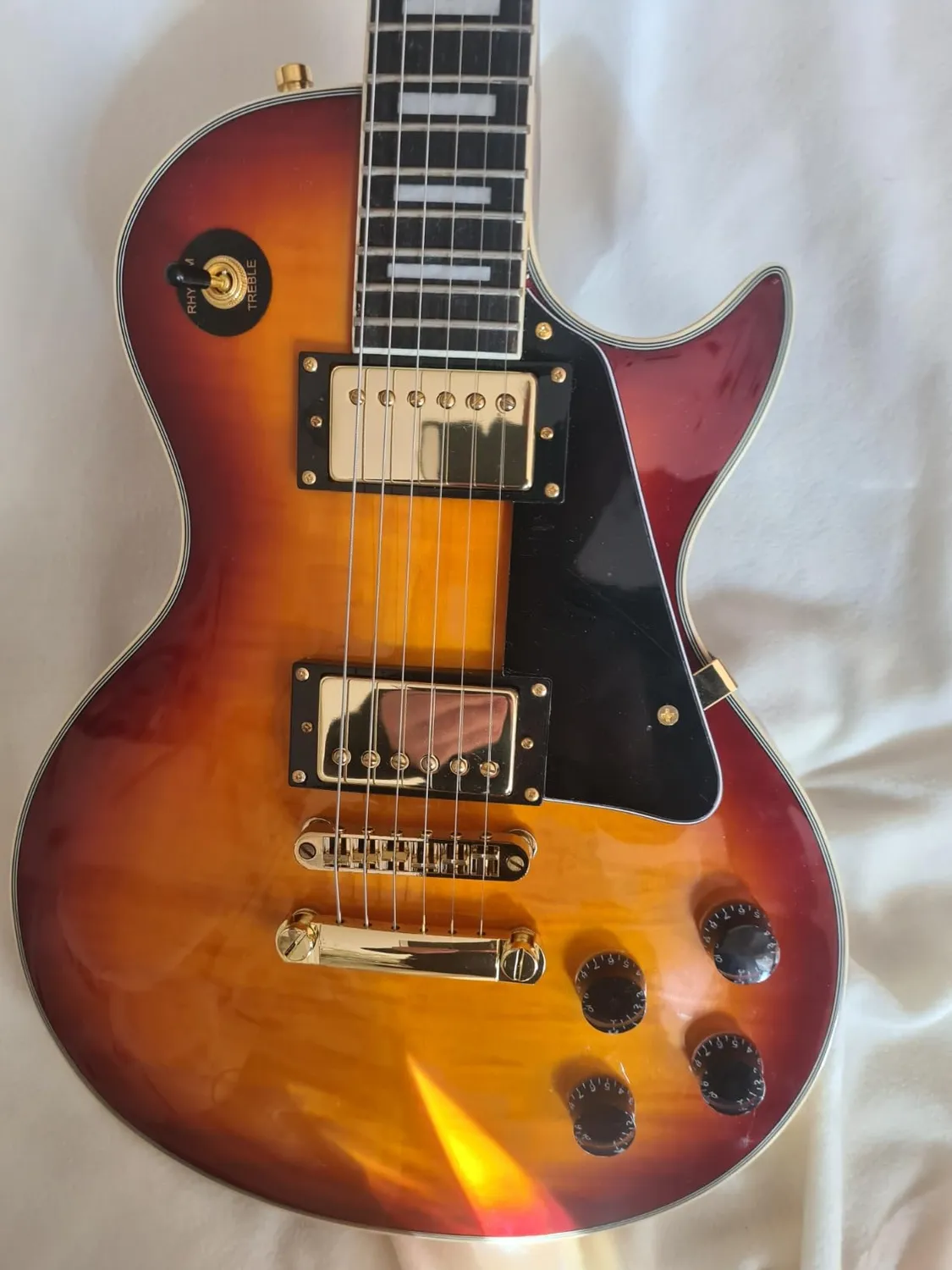 Rocktile Pro L-200OHB E-Gitarre Orange Honey Burst
