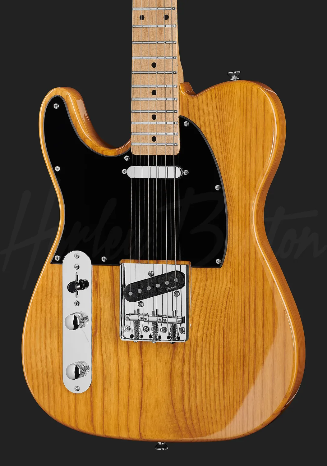 Harley Benton TE-52 LH NA E-Gitarre Natur Esche